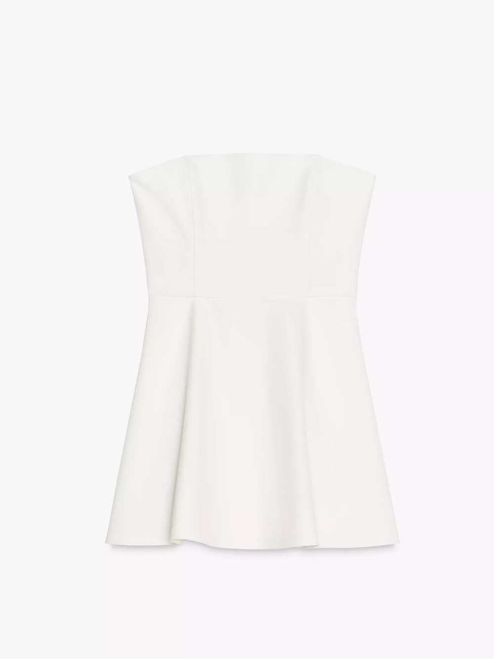 Zara - Strapless Short Dress